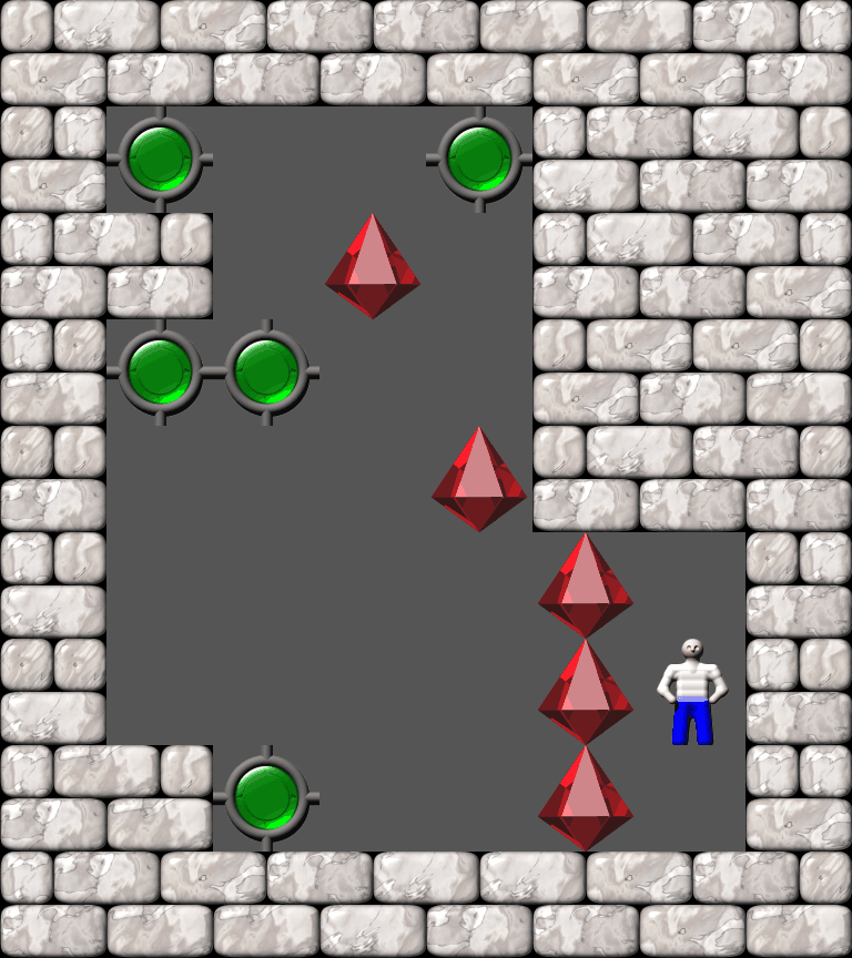 Сокобан More Bugs collections уровень 664